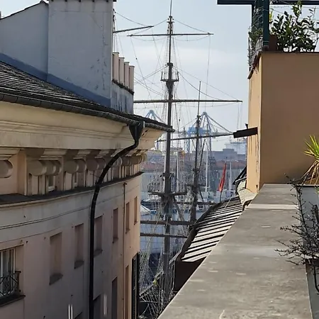 Apartament Doge Cambiaso- Davanti All'acquario - Grande Terrazza Privata - Palazzo Nobiliare Storico