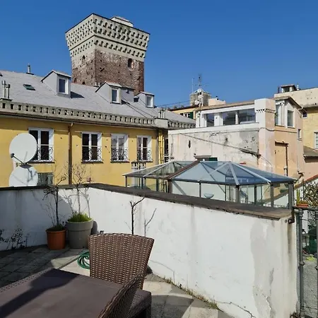 Apartamento Doge Cambiaso- Davanti All'acquario - Grande Terrazza Privata - Palazzo Nobiliare Storico